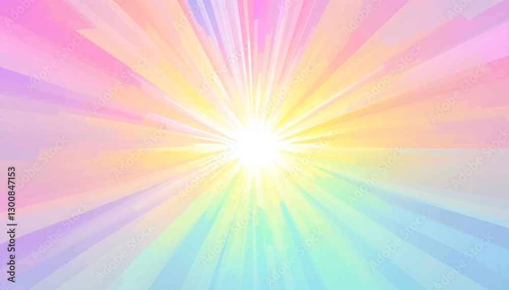 A vibrant pastel-colored background featuring an abstract sunburst design. A vibrant pastel-colored background featuring an abstract sunburst design.