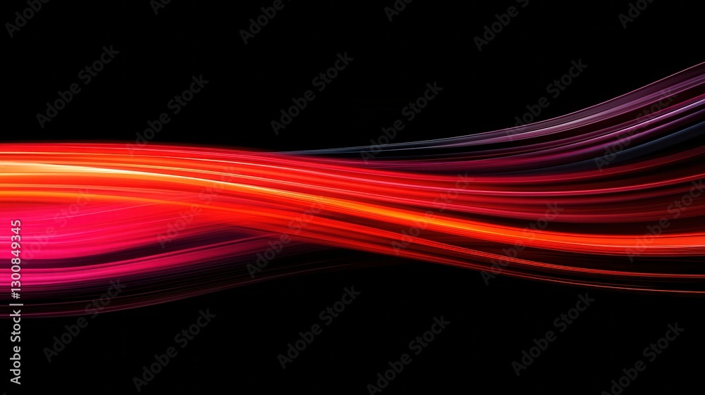 Naklejka premium Dynamic red and black gradient with soft glowing edges creating a bold contrast