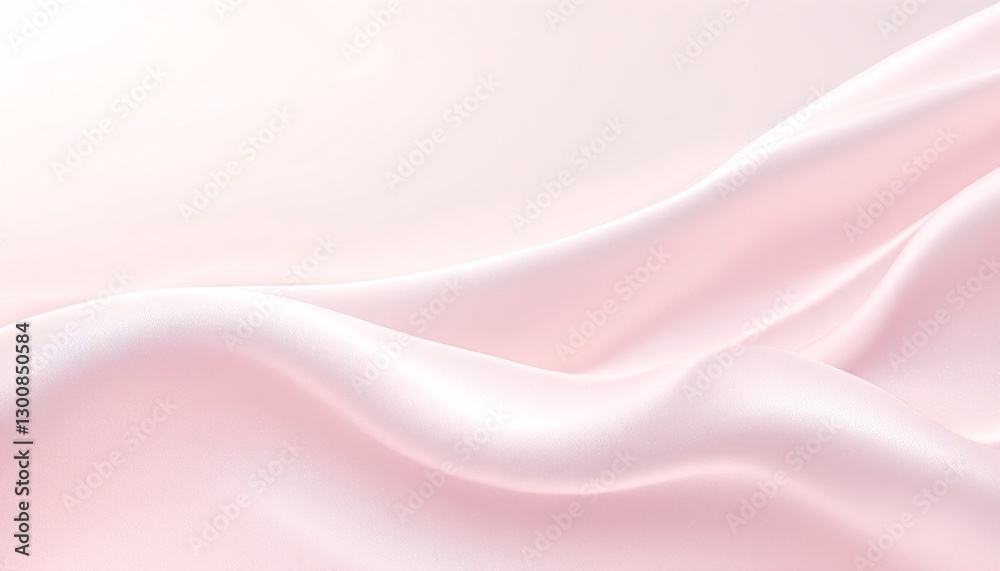 Obraz premium Soft pink waves.
