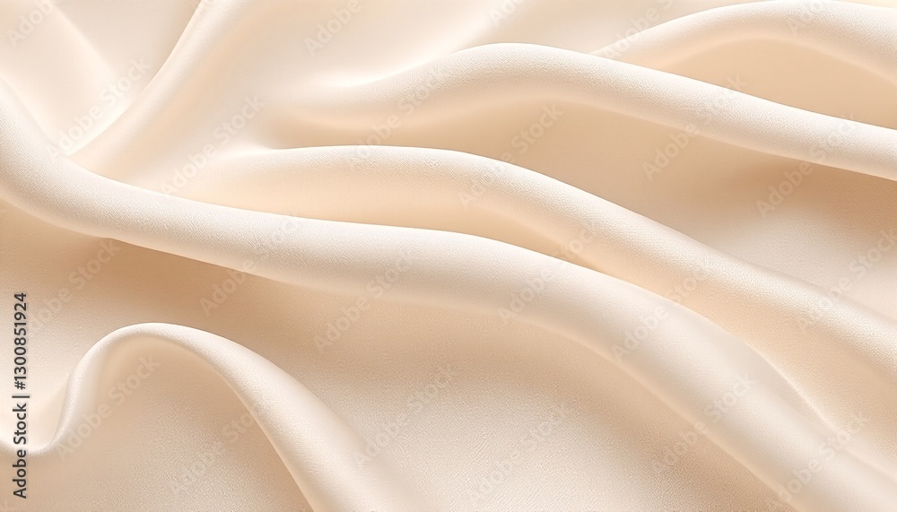 Obraz premium Silk fabric with a wavy texture.