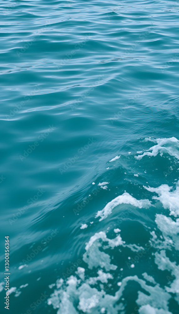 Fototapeta premium Vertical photography of a calm water surface, Dynamic motion. with white shades