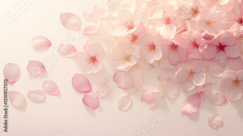 桜の花びらのイラスト