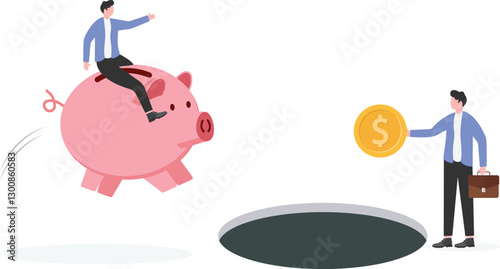 Businessmen use capital to grow and succeed.
