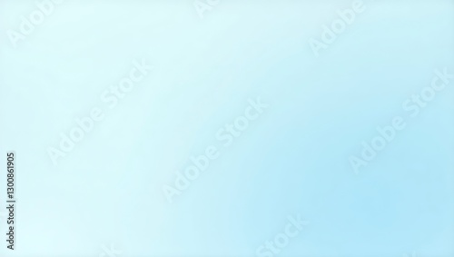 A calming light blue gradient background with a soft, pastel feel creates a peaceful ambiance.