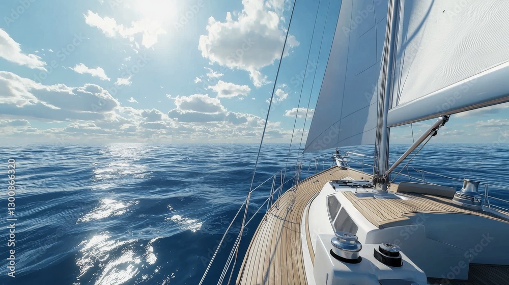 Obraz premium “Adrift on the Open Sea”