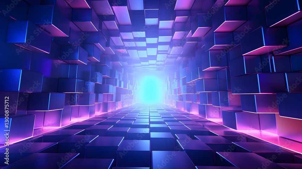 3d rendering of mind purple and blue abstract geometric background. Scene for advertising, technology, showcase, banner, game, sport, cosmetic, business, metaverse. Sci-Fi Illustration. Product displa 3d rendering of mind purple and blue abstract geometric background. Scene for advertising, technology, showcase, banner, game, sport, cosmetic, business, metaverse. Sci-Fi Illustration. Product displa