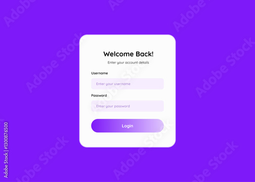 Vector illustration design of login form page 