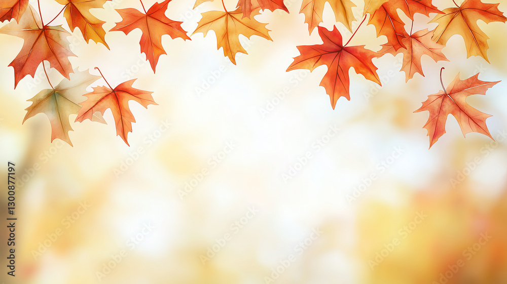 Autumn leaves in vibrant orange hues create warm, inviting background. soft focus enhances seasonal feel, perfect for fall themed designs or projects Autumn leaves in vibrant orange hues create warm, inviting background. soft focus enhances seasonal feel, perfect for fall themed designs or projects