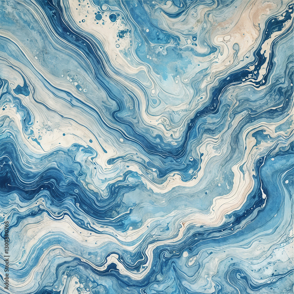 Peinture abstraite vague