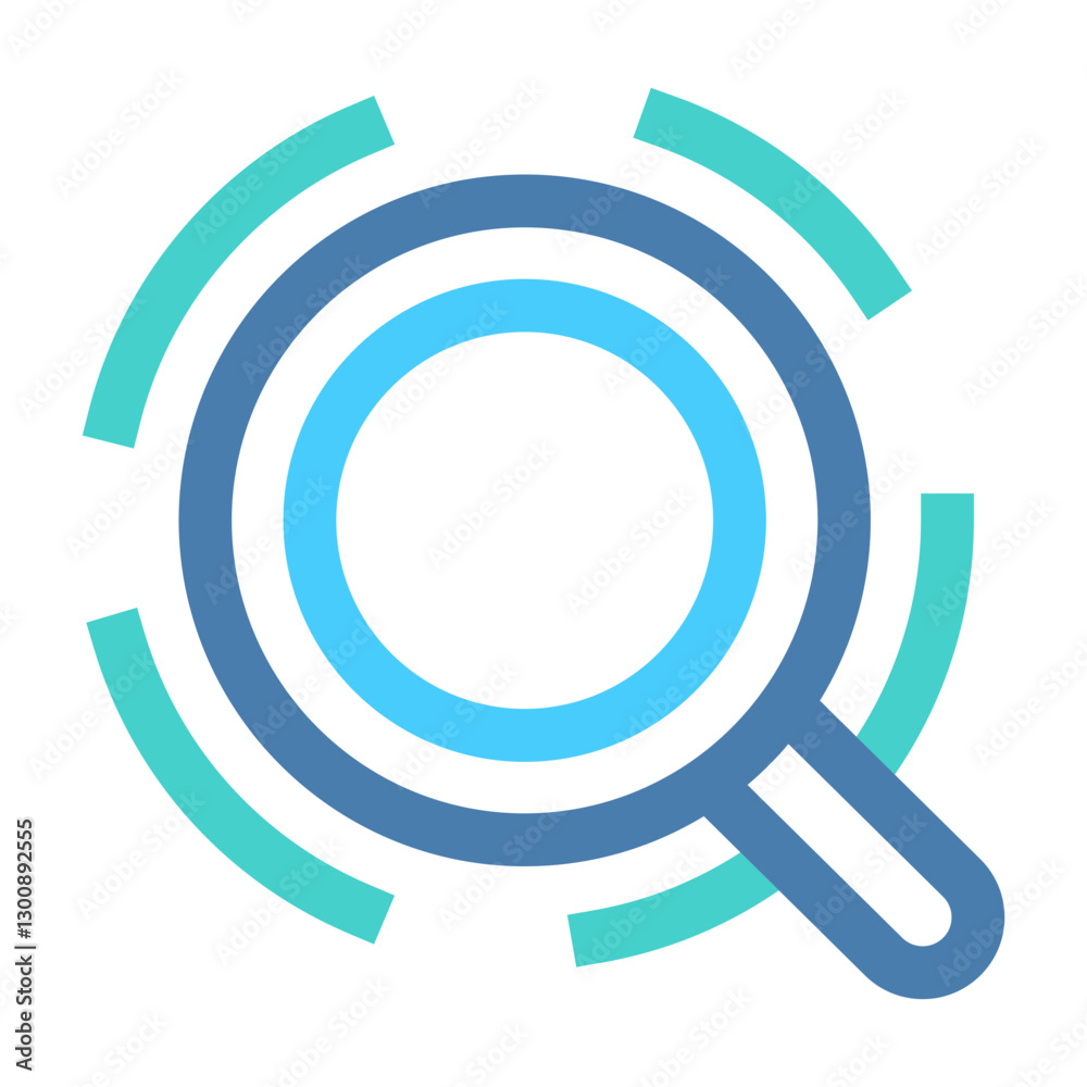 A stylized magnifying glass icon representing search research and medical analysis. A stylized magnifying glass icon representing search research and medical analysis.
