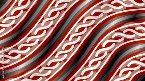 Abstract Woven Metallic Pattern. A minimalist and contemporary abstract background with a clean, woven metal pattern and a modern color palette. Perfect for creating sleek and stylish designs