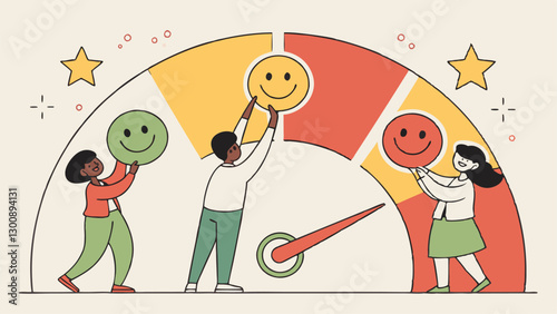 employee engagement concept vector