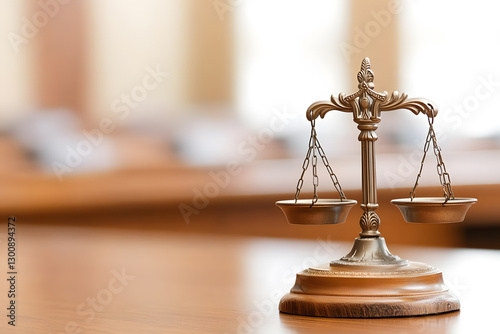 Scales of Justice: Symbolizing fairness and legal balance. Emblematic of legal proceedings and equitable judgment in a justice system.
