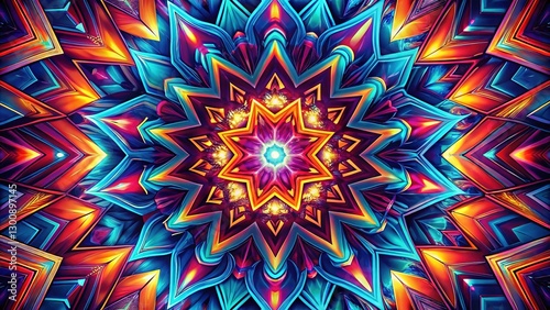 Colorful Abstract Geometric Pattern Design