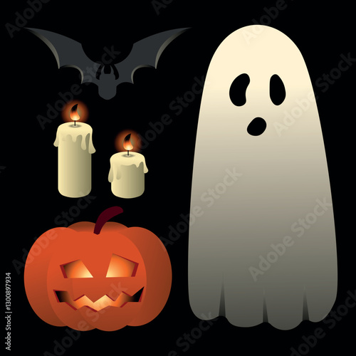 Halloween vector illustration