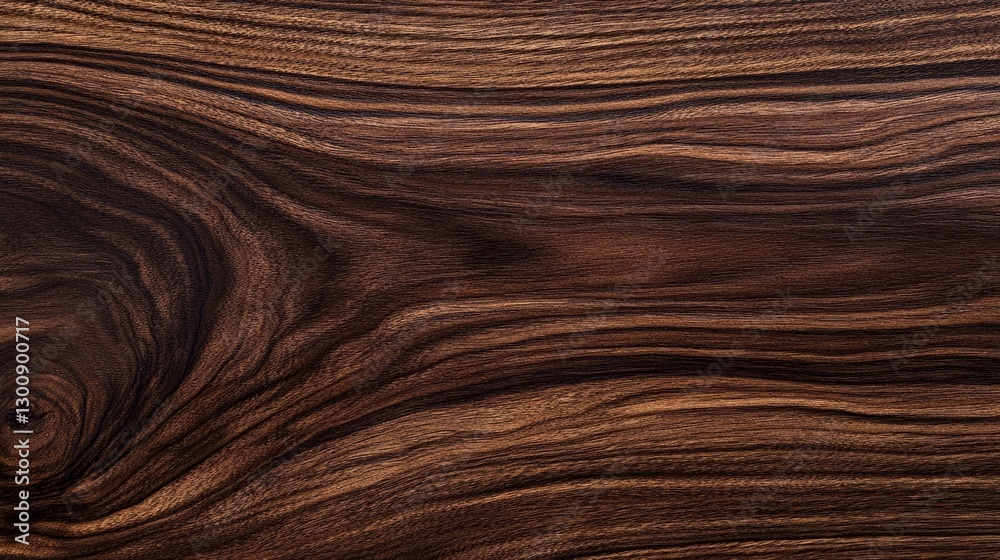 Dark walnut wood background with a grain texture for design and decoration, close-up view Dark walnut wood background with a grain texture for design and decoration, close-up view