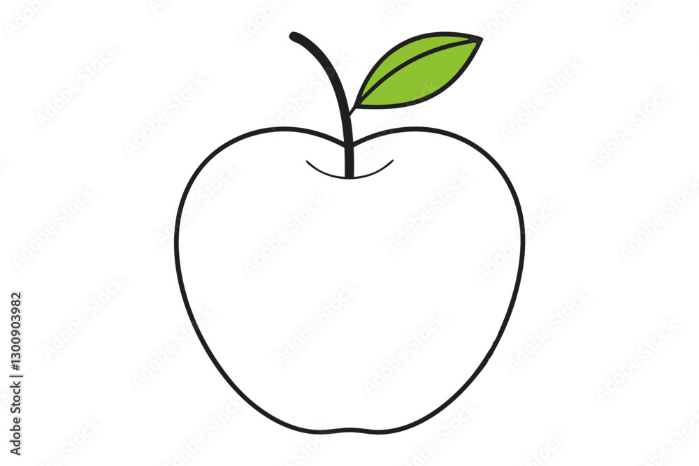 Apple Illustration Vector | Modern & Minimalist Designs Apple Illustration Vector | Modern & Minimalist Designs