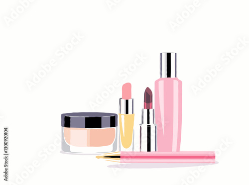 Elegant Cosmetic Product Mockup for Beauty Bloggers