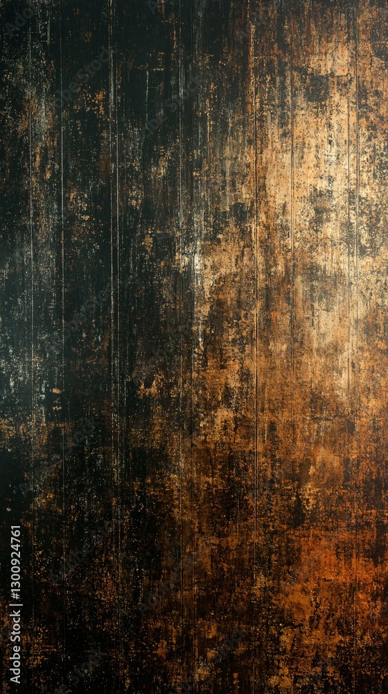 Obraz premium Textured Rust: An abstract, high-resolution image showcases the detailed texture of rusted metal, with rich hues and patterns, evoking a sense of history, decay, and the passage of time.