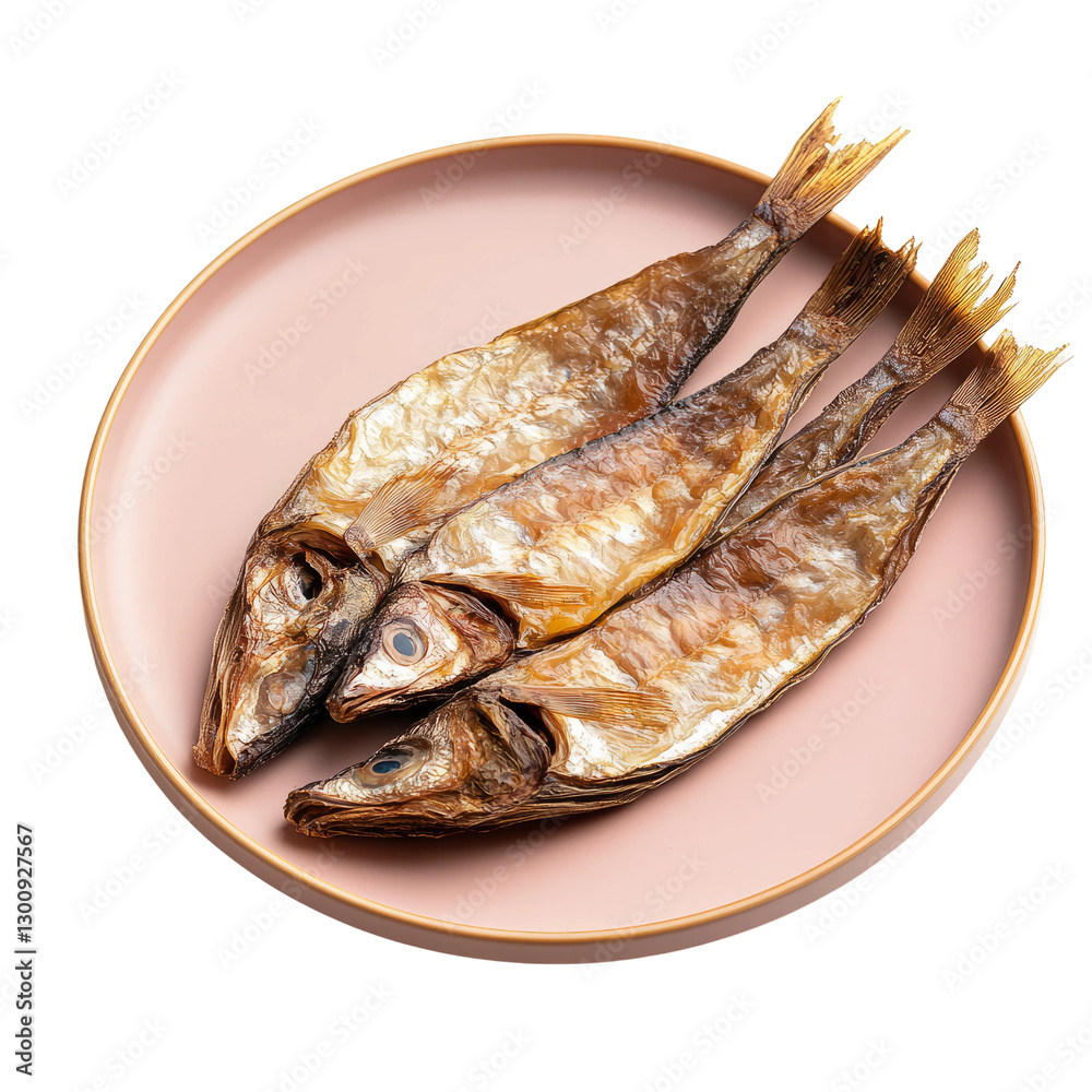 a plate of fried mackerel, transparent background a plate of fried mackerel, transparent background
