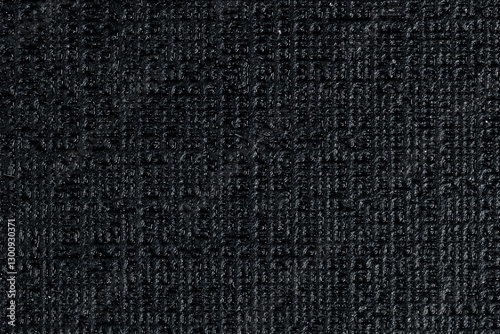 Black faux leather texture close-up