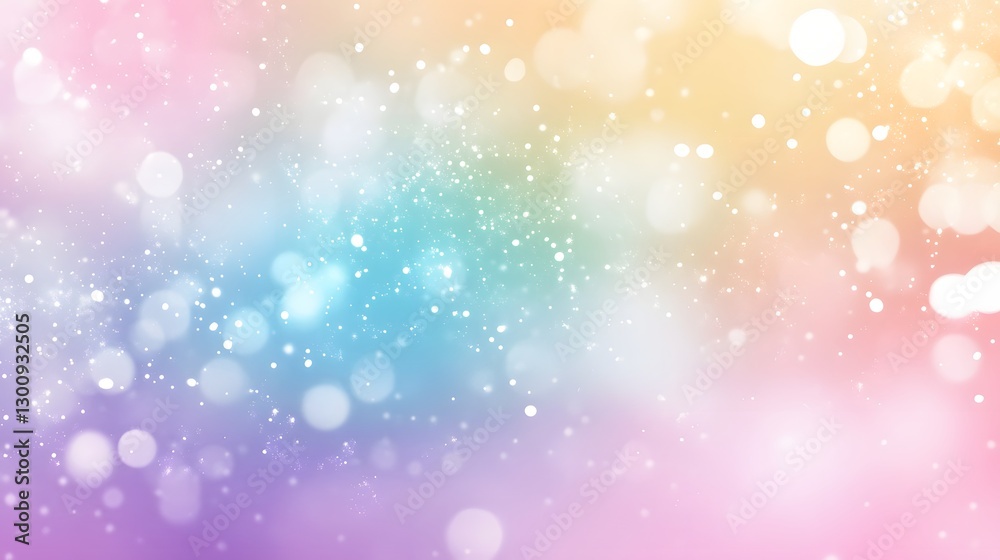 Obraz premium pastel rainbow bokeh background