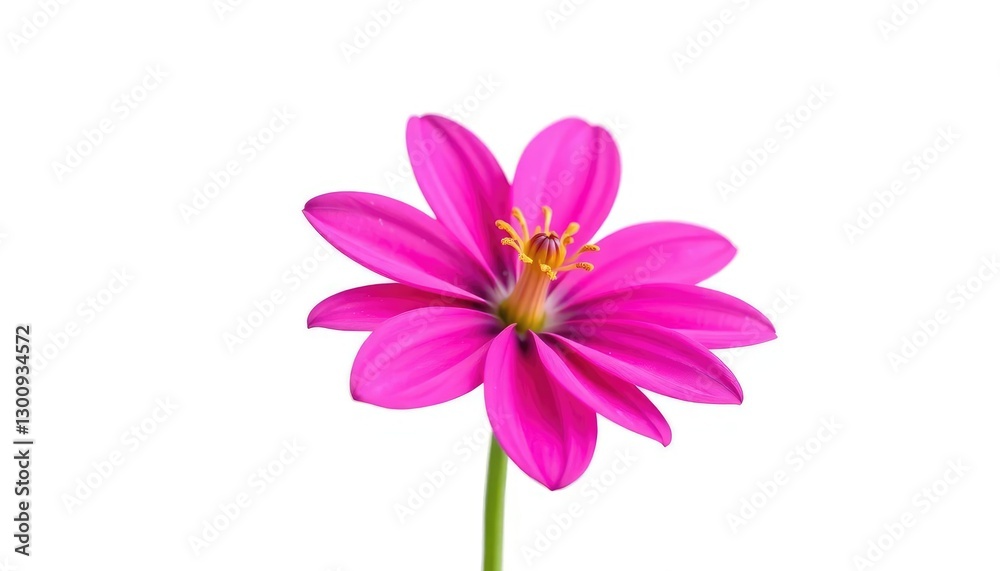 A single, vibrant flower, petals perfectly formed, isolated against a pure white backdrop, background, photography A single, vibrant flower, petals perfectly formed, isolated against a pure white backdrop, background, photography