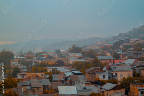 Rooftops in Tbilisi Georgia