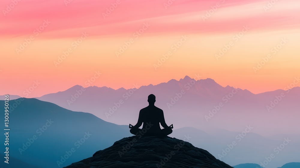 Obraz premium Searching for the meaning of life. The philosophy of living happily. Being with oneself to reflect on past experiences.