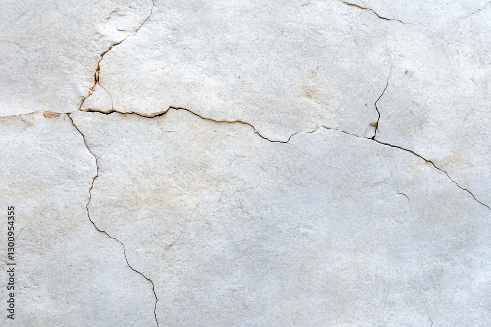 Obraz premium Cracked White Wall Texture (1)