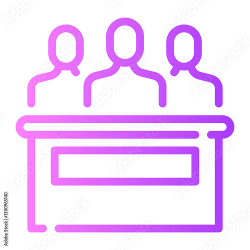 jury gradient icon
