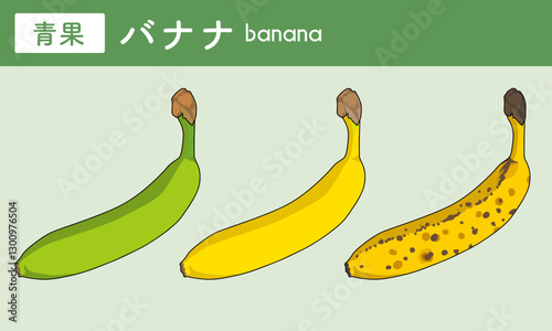 バナナ　1本　banana　果物　野菜　