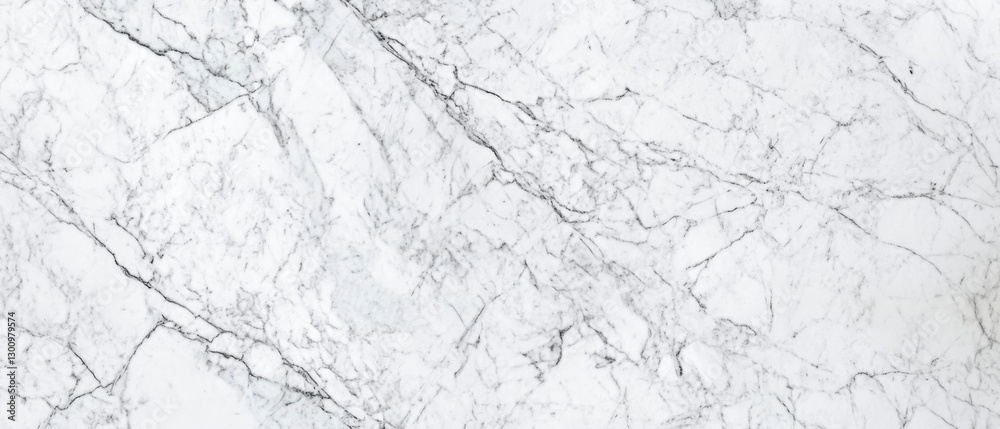 Obraz premium White Marble Texture with Gray Veining