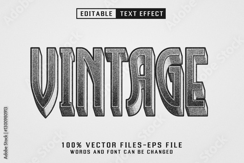 Vintage Editable Text Effect