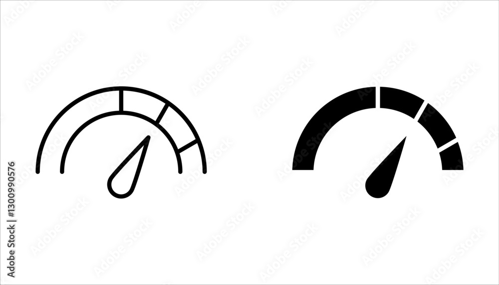 Fototapeta premium volume control icon set. volume control on white background.