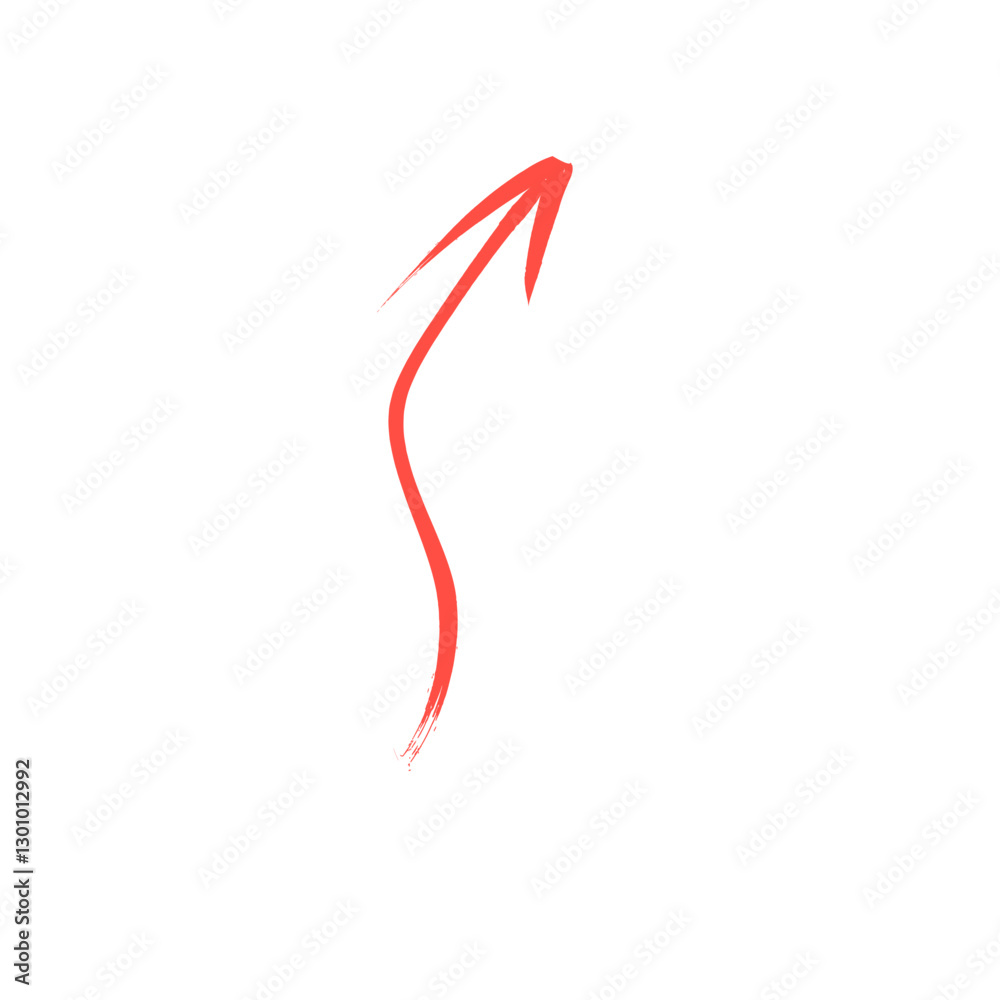 Red grunge arrow direction Red grunge arrow direction