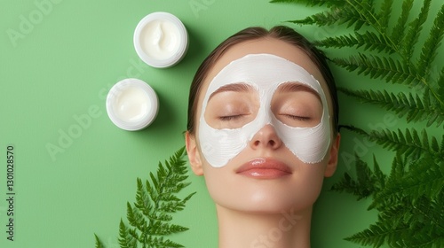Beauty skincare routine for dry skin home spa tutorial relaxing environment close-up view