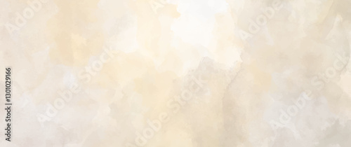 Vector watercolor art background with old paper texture for cards, poster, flyer. Hand drawn gold abstract vector illustration for background. Grunge template for design. Empty blank.