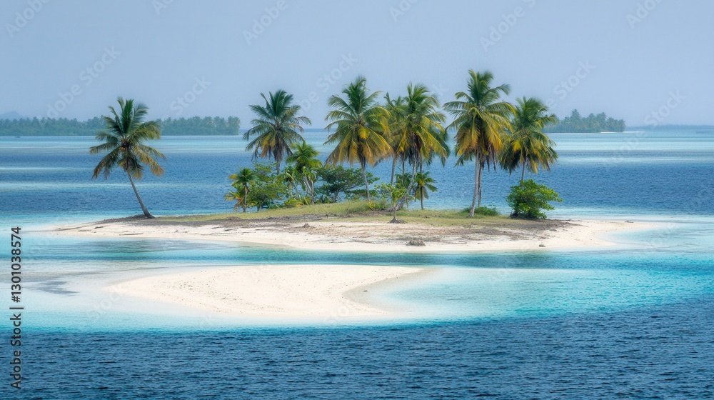 Obraz premium Tropical Island Paradise Seascape