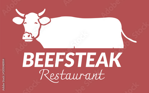 Beef Steak Logo Vector Illustration