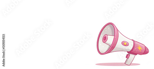 Speak Up! Pink Megaphone Concept