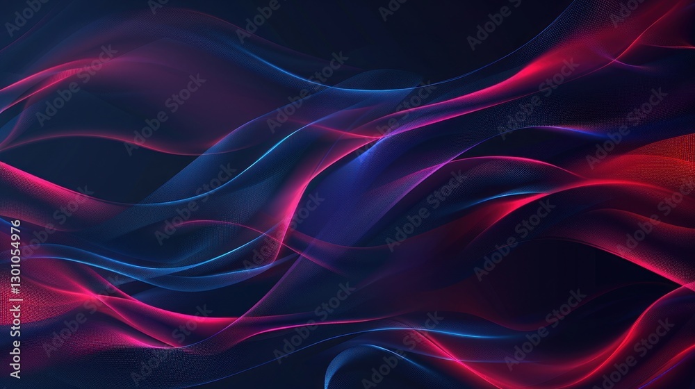Obraz premium Abstract Neon Waves
