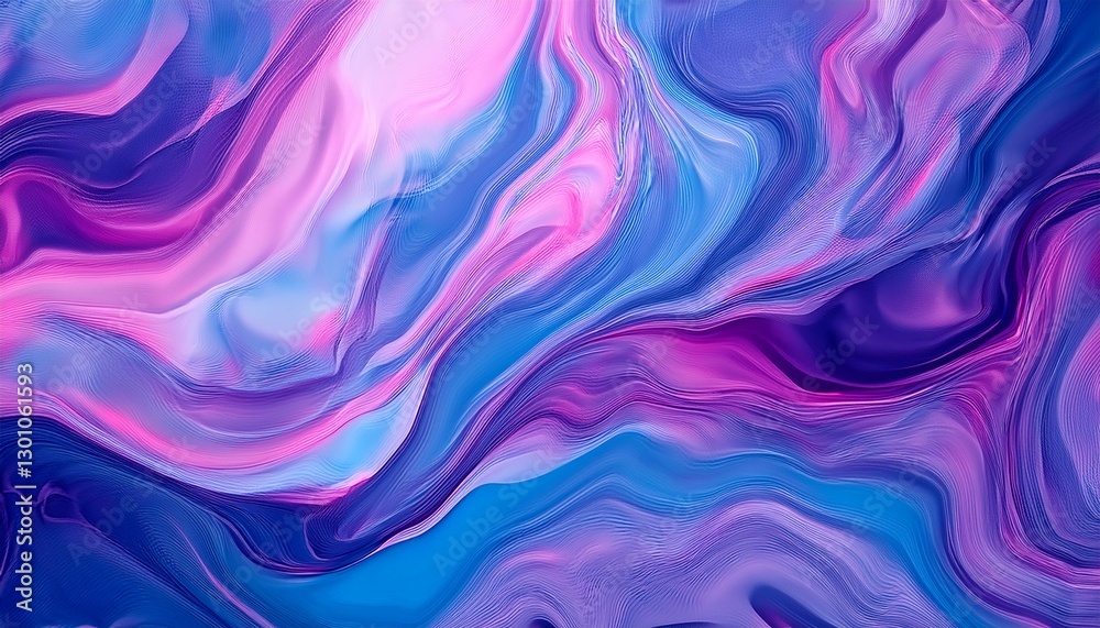 Obraz premium 형형색색의 물감이 자연스럽게 섞이며 마블링 효과를 형성하는 패턴