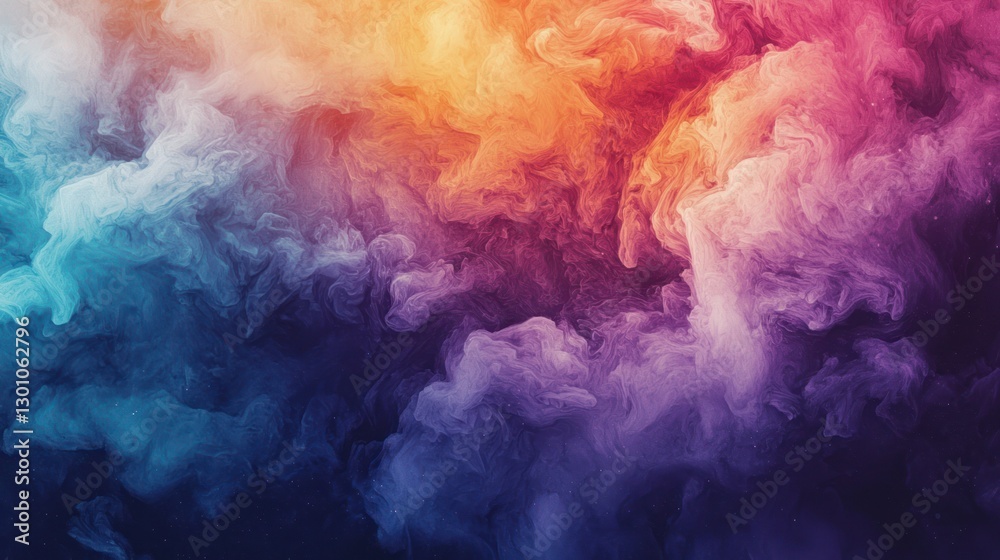 Vibrant Colorful Swirling Smoke and Fog Abstract Background Art Vibrant Colorful Swirling Smoke and Fog Abstract Background Art