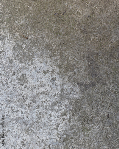 Background of destroyed concrete path, gray concrete, concrete texture, close-up. Natural photo. Old concrete slab