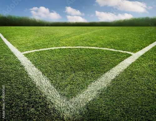 the texture of the herb covered sports field is suitable for tennis golf baseball field hockey football cricket and rugby