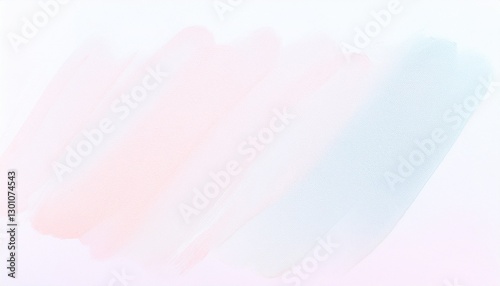 흰 배경에 파스텔 톤의 부드러운 물감이 번져있다