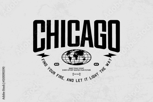 Modern streetwear  typography quotes graphic design t-shirt print design template