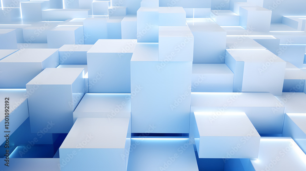 3d rendering of mind white and blue abstract geometric background. Scene for advertising, technology, showcase, banner, game, sport, cosmetic, business, metaverse. Sci-Fi Illustration. Product display 3d rendering of mind white and blue abstract geometric background. Scene for advertising, technology, showcase, banner, game, sport, cosmetic, business, metaverse. Sci-Fi Illustration. Product display