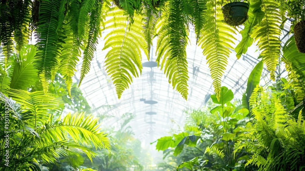 Lush tropical jungle with vibrant green foliage and sunlight shining through, creating a serene atmosphere ideal for nature enthusiasts and adventurers seeking outdoor tranquility.
